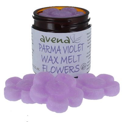 Parma Violet Wax Melt Flowers Jar of 6